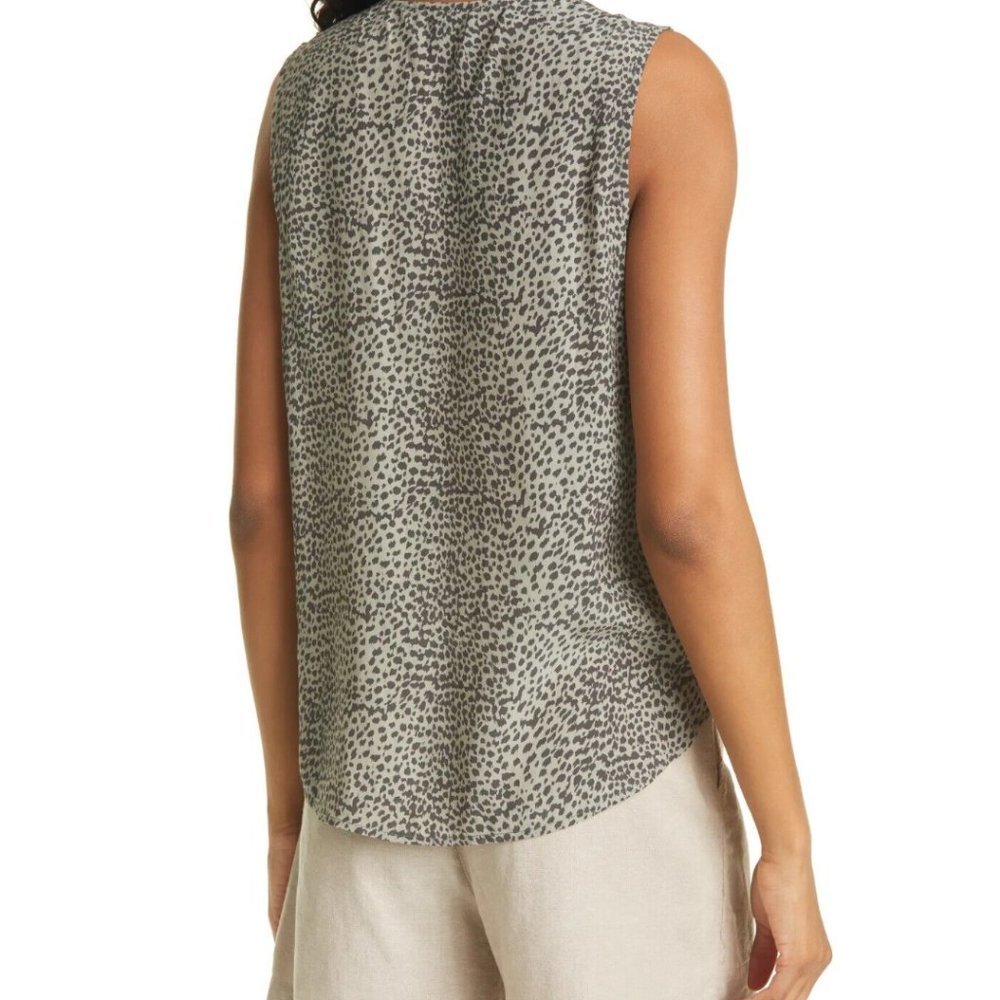 Rails Rose Lynx Print Wrap Tank Tan/Brown (Xsmall) - image 3